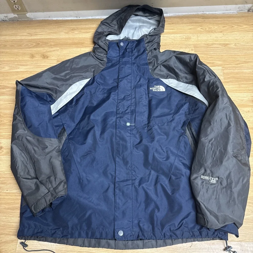 The North Face Summit Series Gore-Tex XCR Jacket Mens 2XL Blue/gray Waterproof